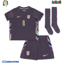 Camisa de Futebol Inglaterra Alexander-Arnold #8 Equipamento Secundário Infantil Europeu 2024 Manga Curta (+ Calças curtas)